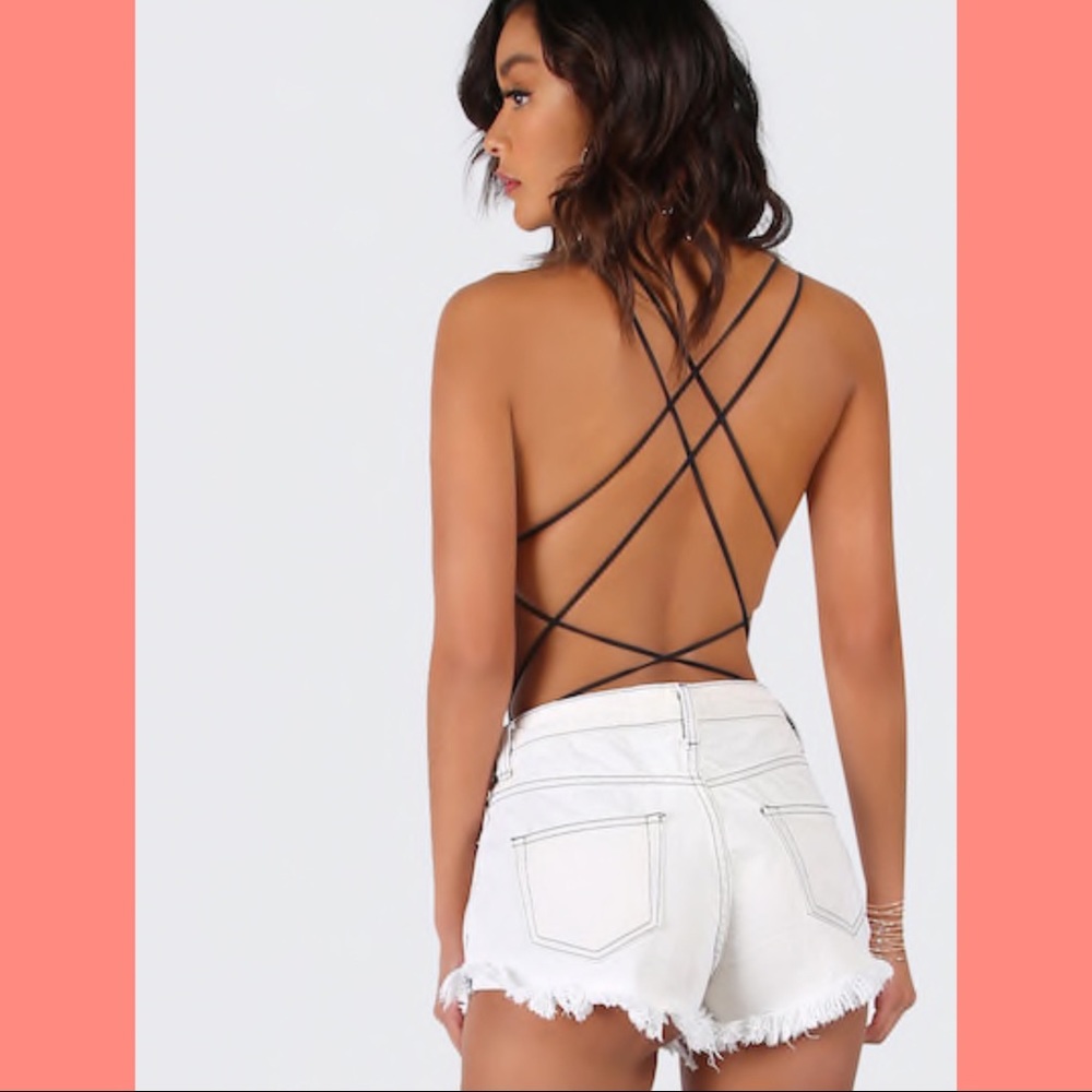 LAST ONE Sexy strapless backless bodysuit - Picture 2 of 3